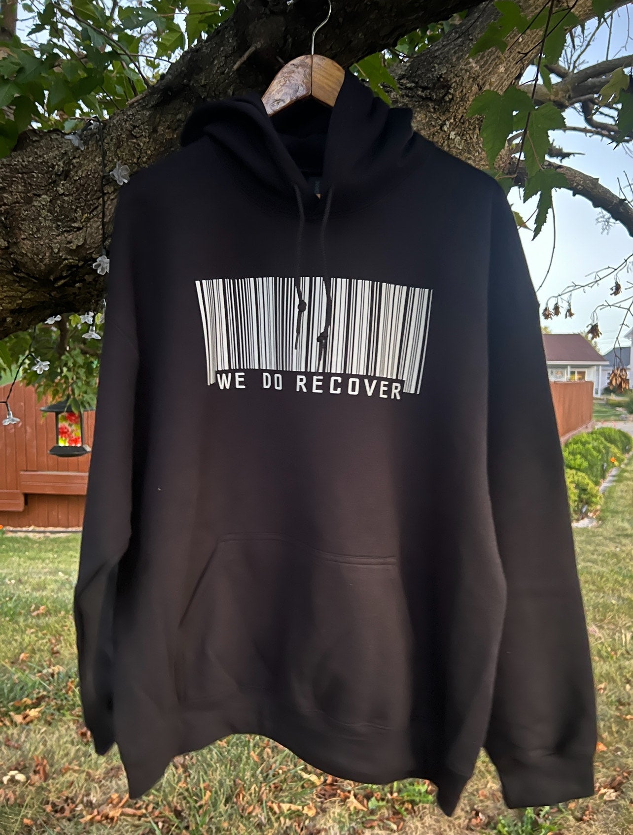 We Do Recover Barcode Hoodie